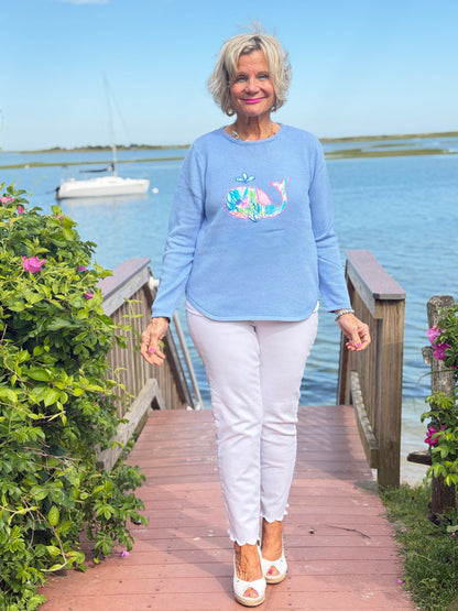 BEACH CLUB PERRI WHALE SWEATER