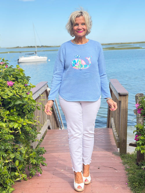 BEACH CLUB PERRI WHALE SWEATER