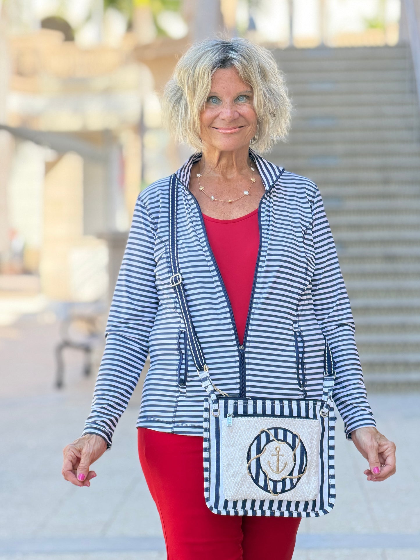 DOCKSIDE NAVY FULL ZIPPER JACKET