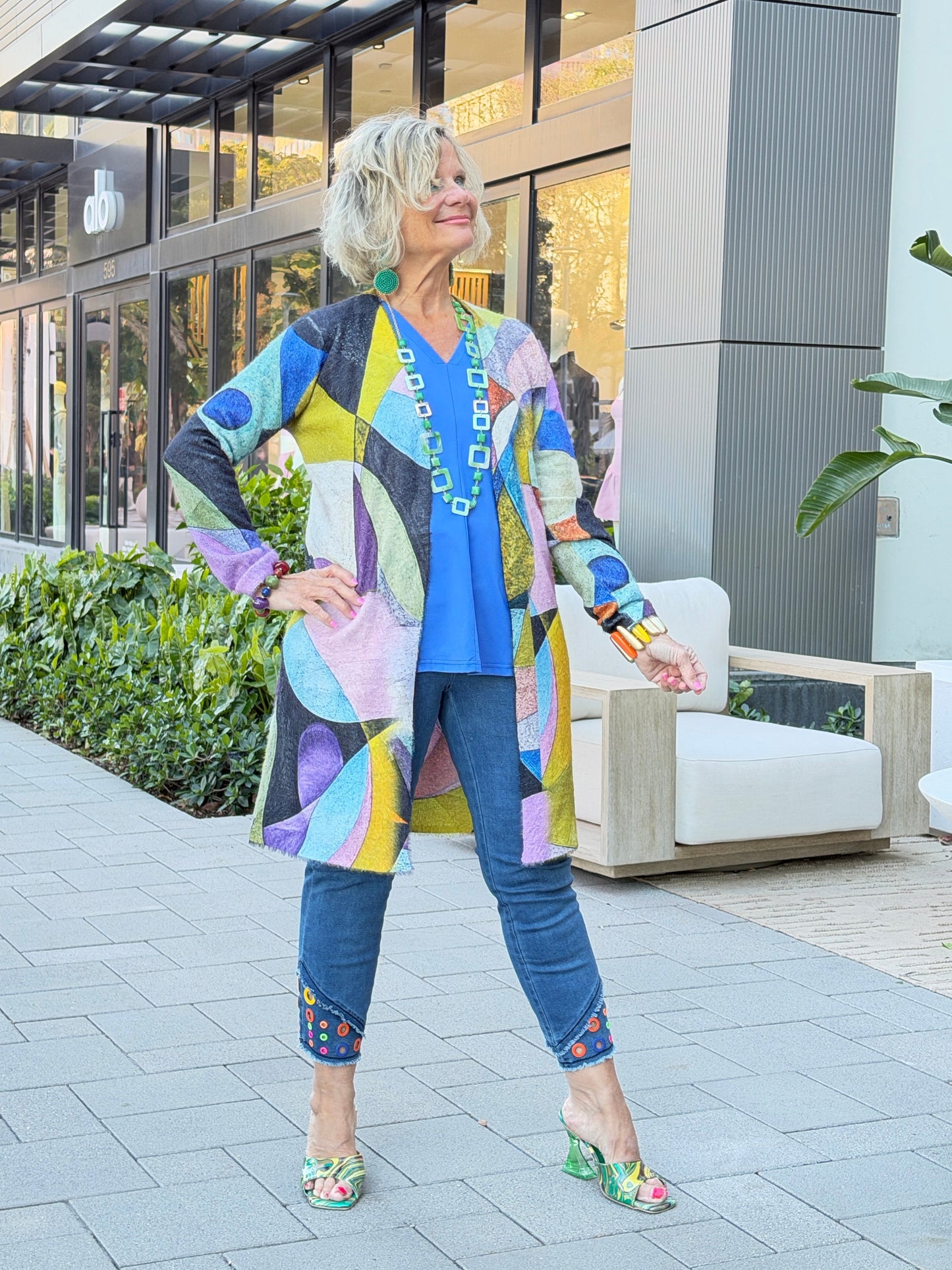 Ethyl Draped Open Front Cardi - Anticipate
