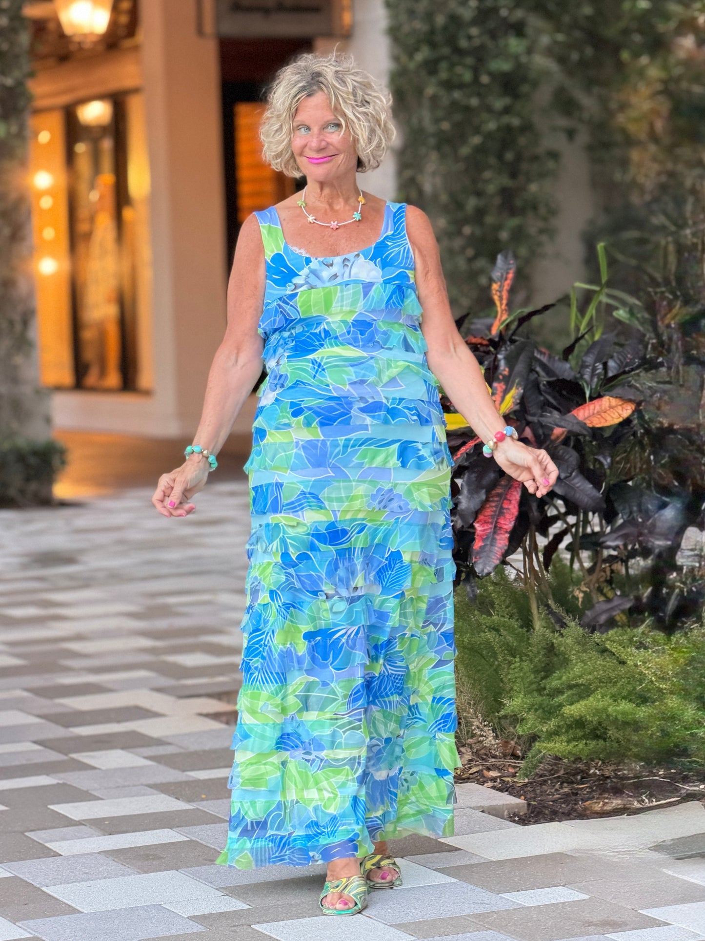 BLUE MARINE CHA CHA MAXI DRESS