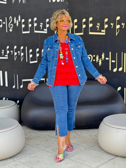 Ethyl Scalloped Edge Jean - Bridgewater