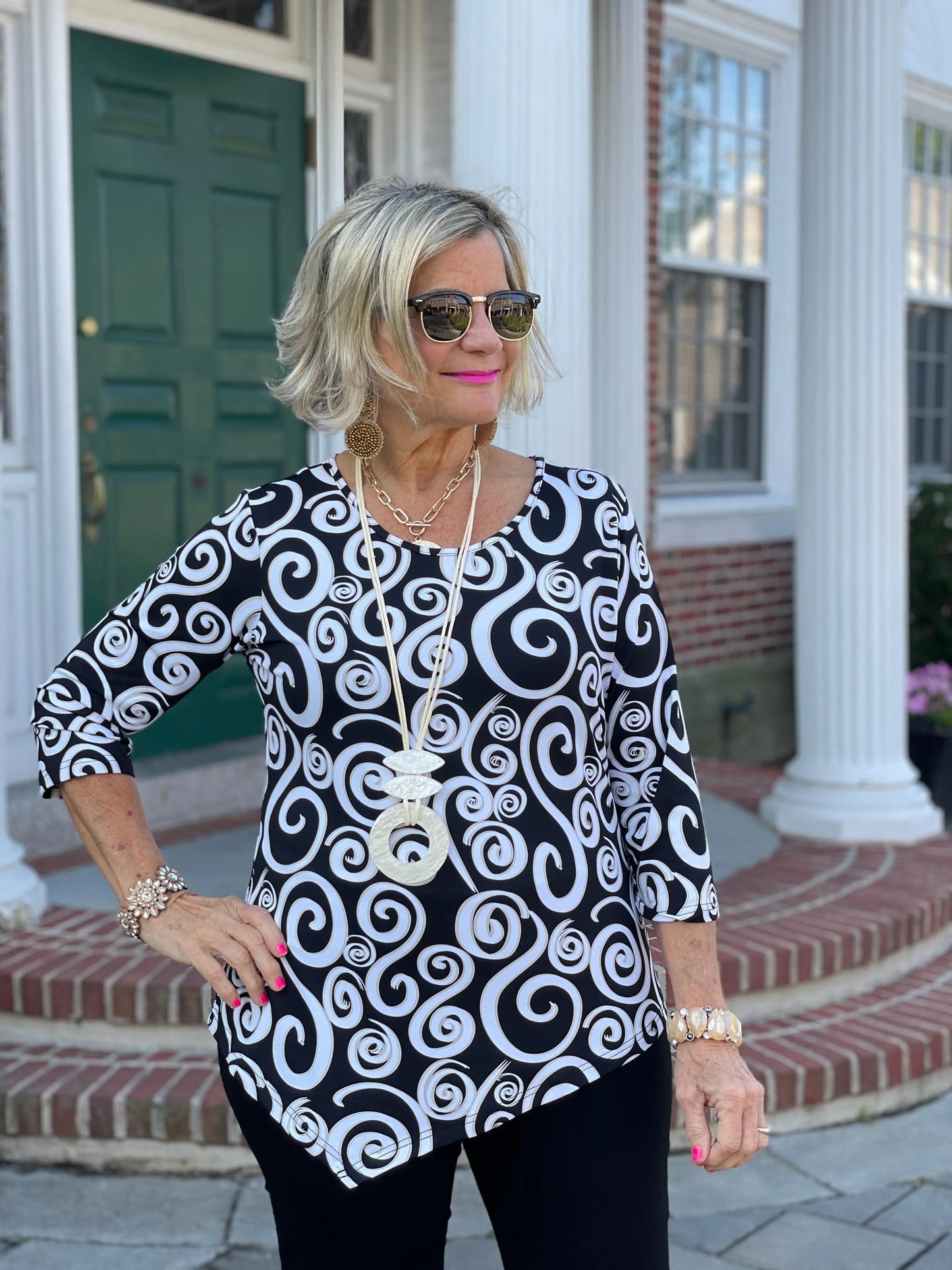 INFINITY  CHIC ASYMMETRIC TOP