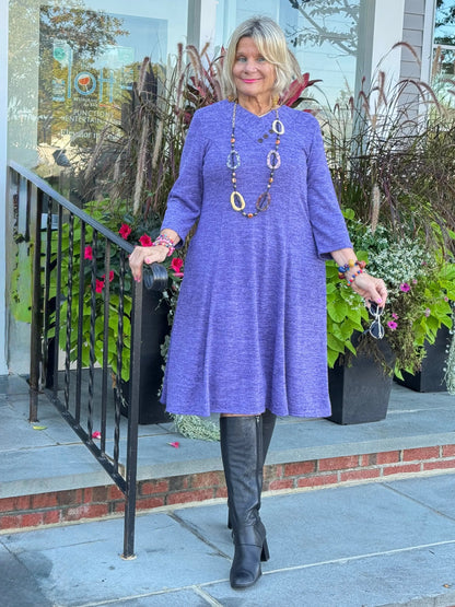 FALL MAGIC BLUE DRESS