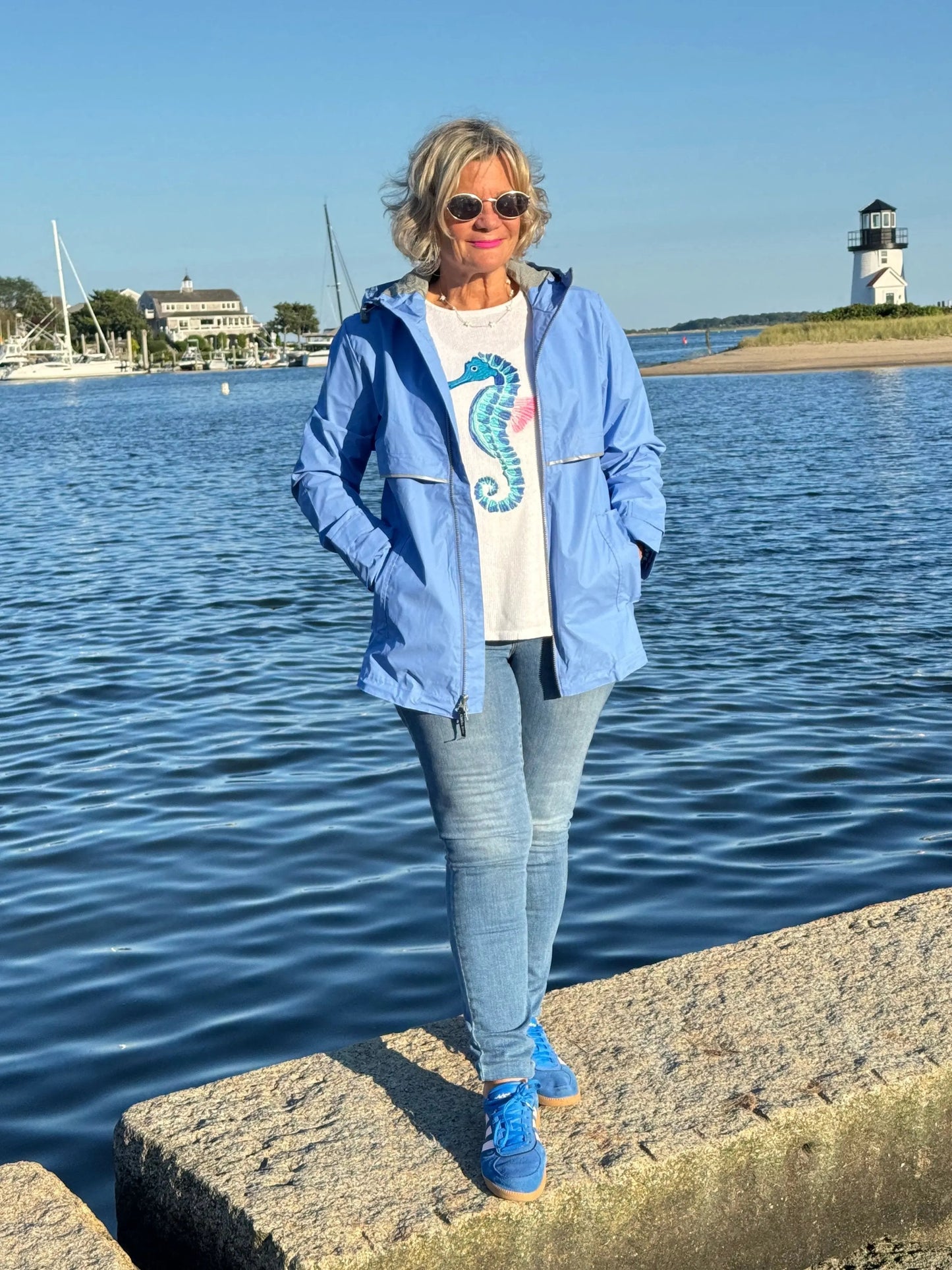 Englander® Rain Jacket Perriwinkle