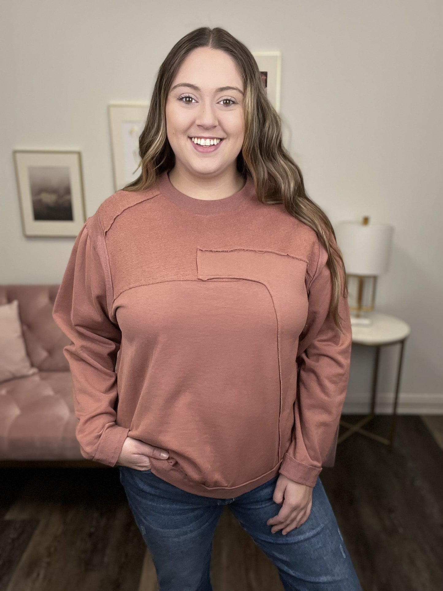 Feeling Breezy Women's Ribbed Long Sleeve Top