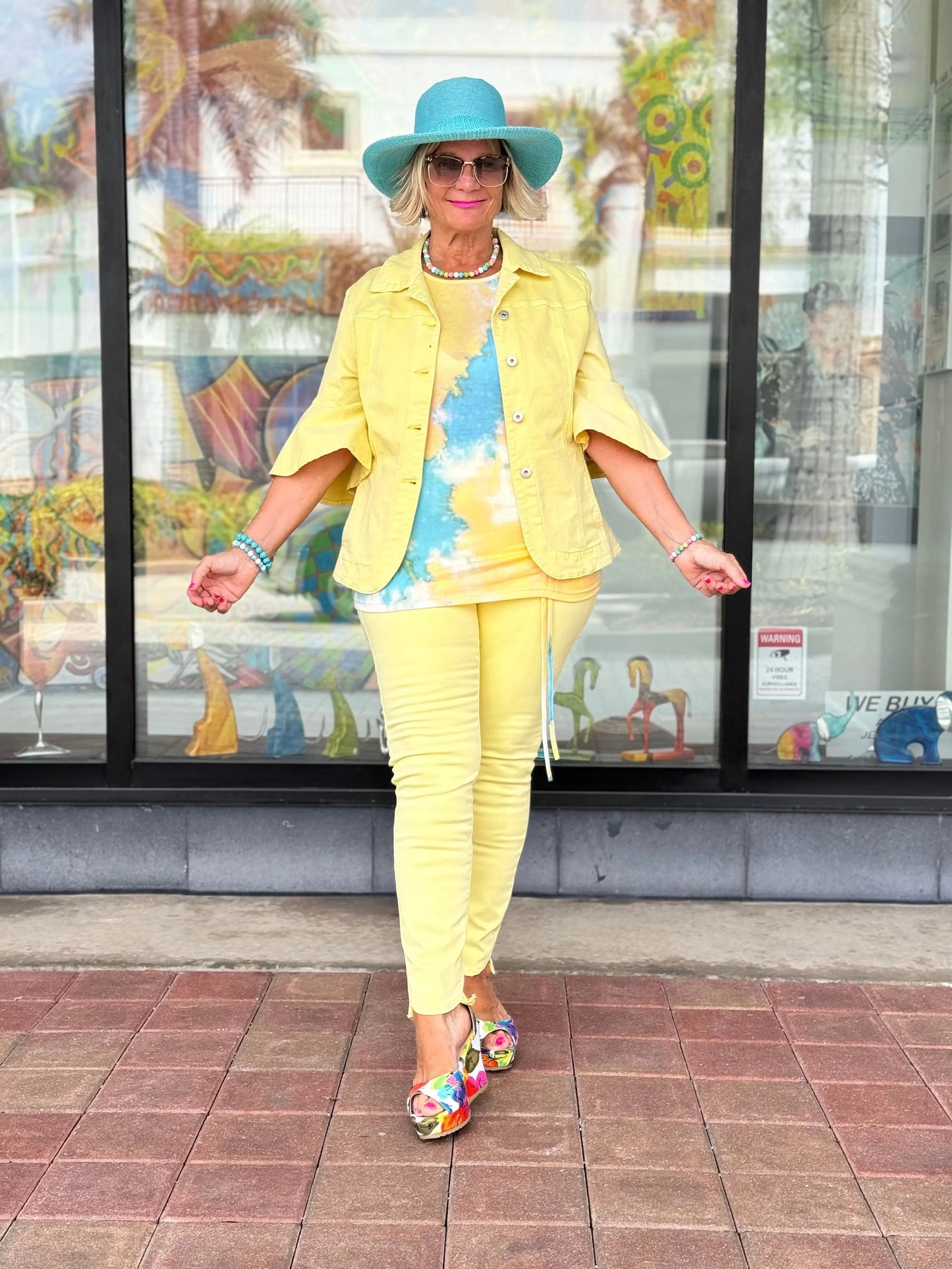 Ethyl The End Yellow Game Pant - Gloss