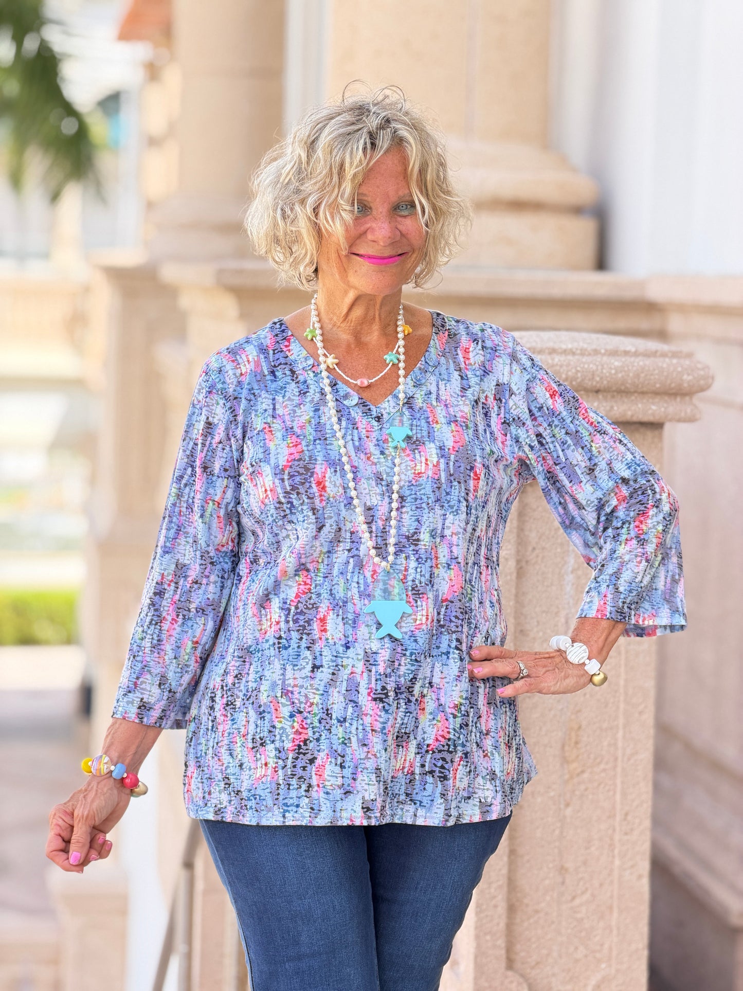 Ethyl The Social Butterfly Top - Star Light