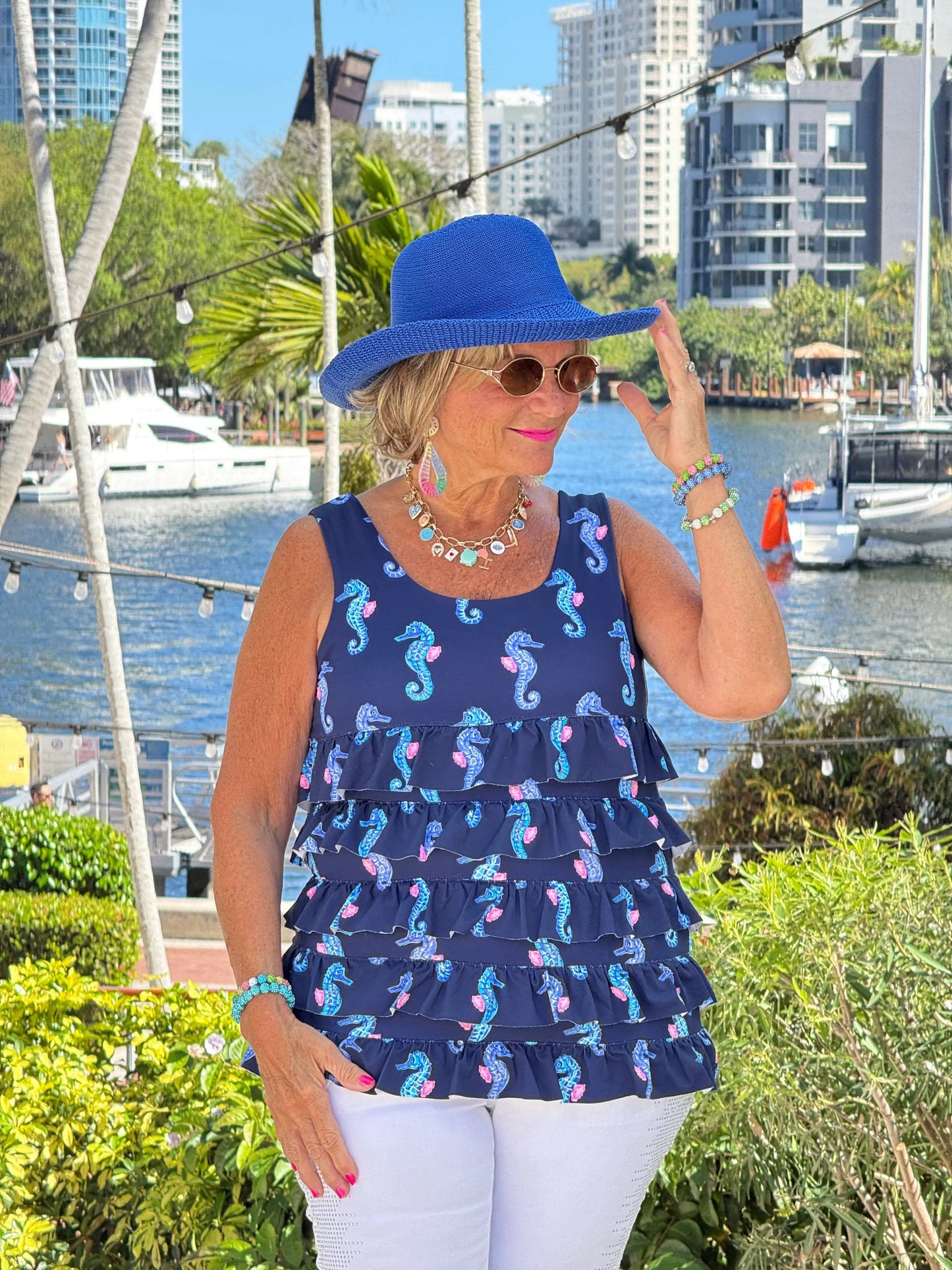 LULU B MIDNIGHT REEF CHA CHA TANK