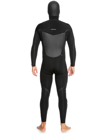 5/4/3 Marathon Sessions Hooded Chest Zip Wetsuit - Black