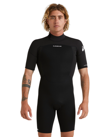 2/2 Prologue Short Sleeve Back Zip Spring Suit - Black