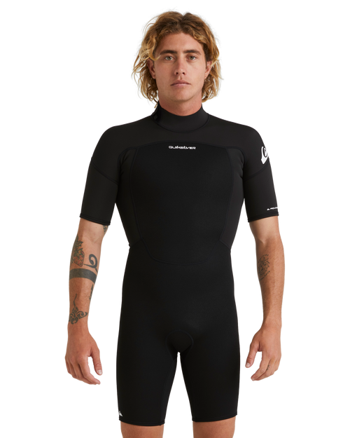 2/2 Prologue Short Sleeve Back Zip Spring Suit - Black