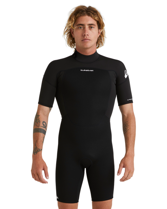 2/2 Prologue Short Sleeve Back Zip Spring Suit - Black