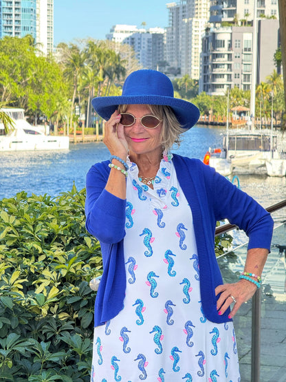 LULU B SHORELINE CHARM RUFFLE DRESS