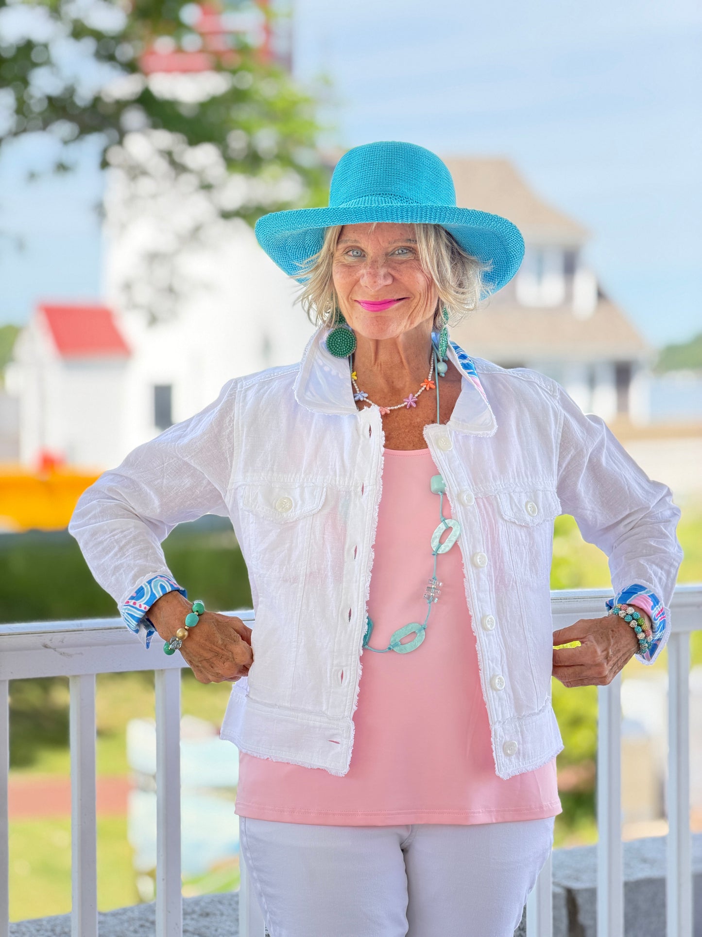 COTTON CANDY COAST LINEN JACKET