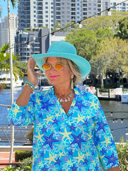 LULU B STARFISH SPLASH TUNIC