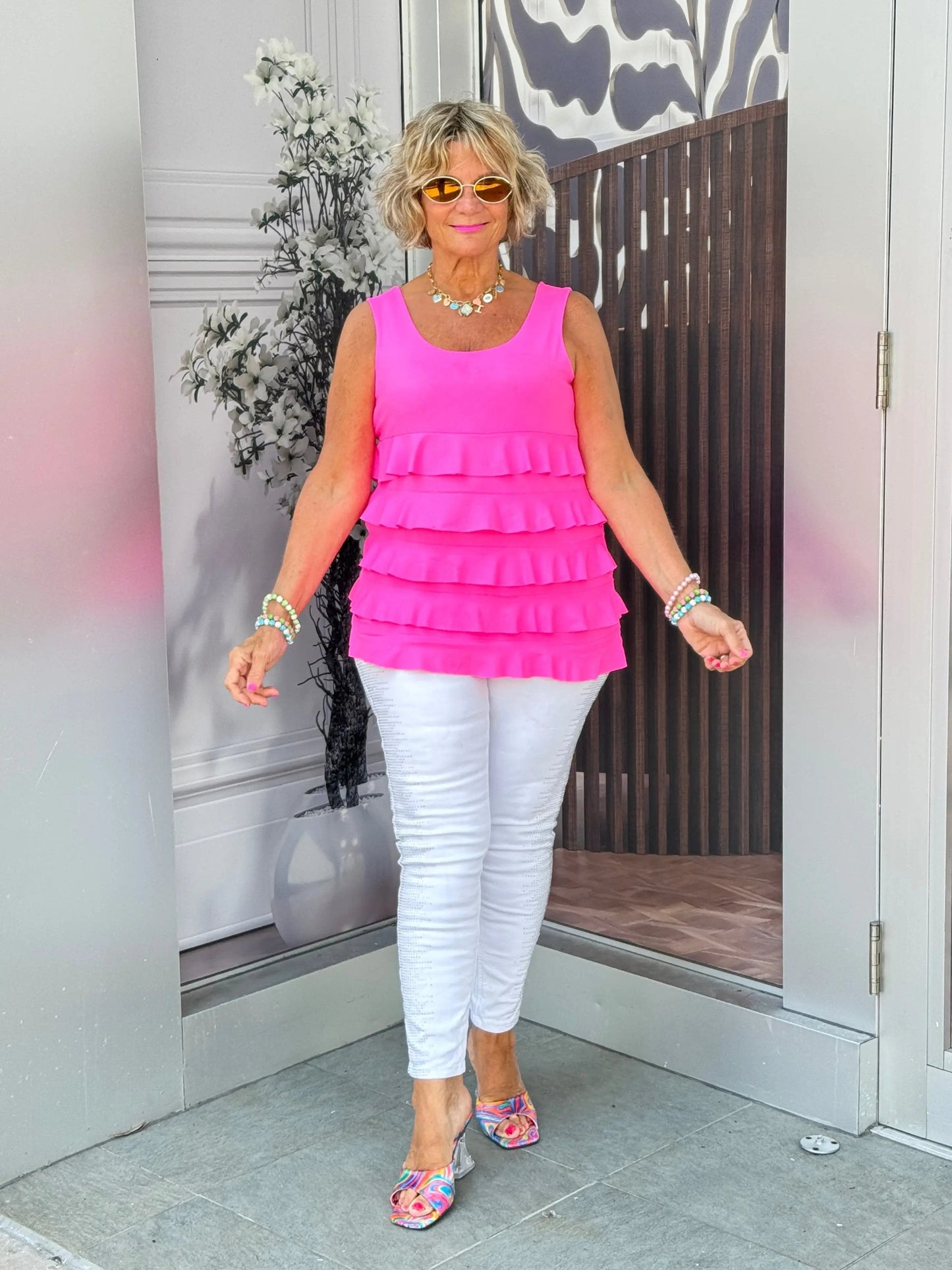 HOT PINK CHA CHA TANK