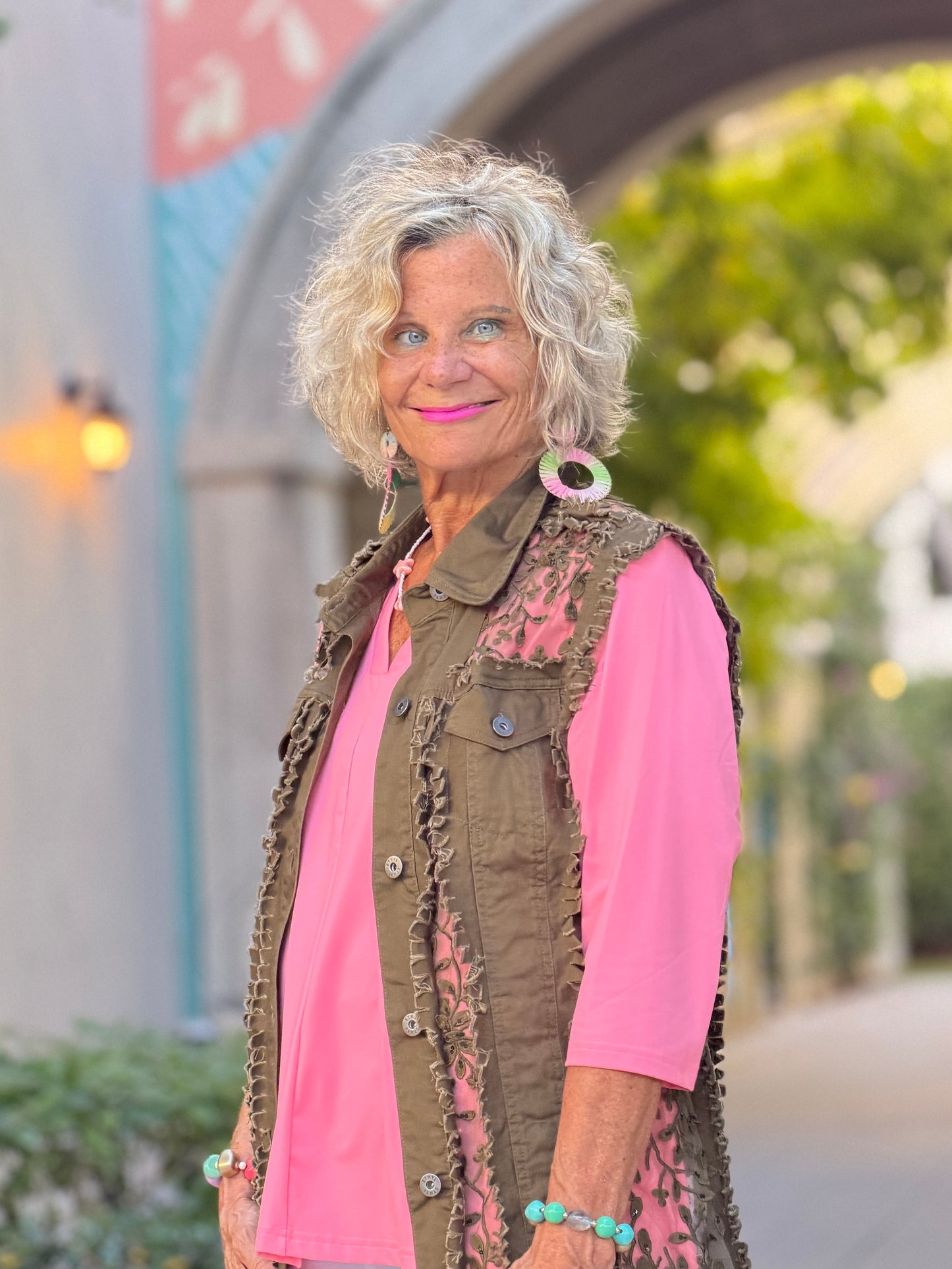 Ethyl The Harmony Vest - OLIVE