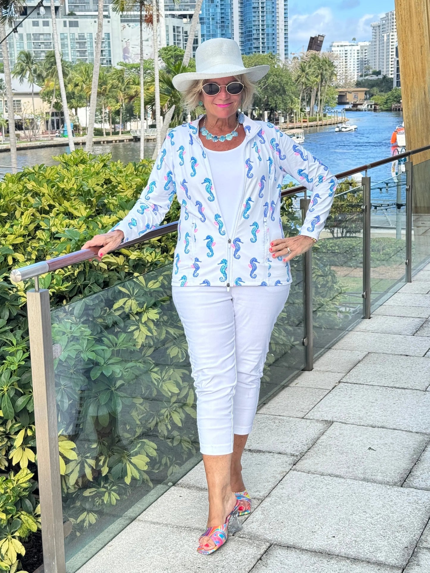 LULU B SHORELINE CHARM FULL ZIPPER JACKET