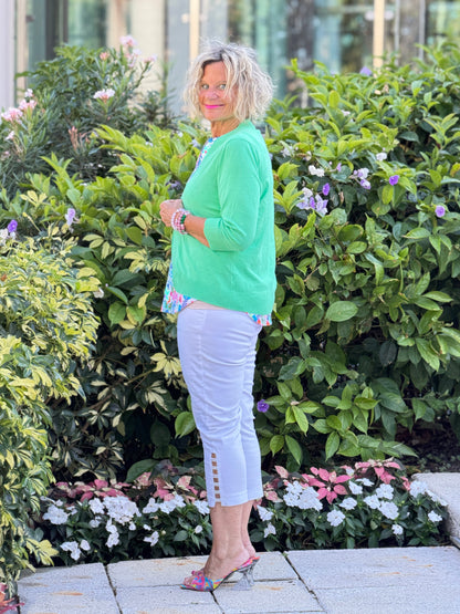 LULU P PARADISE GARDEN NOTCH TOP