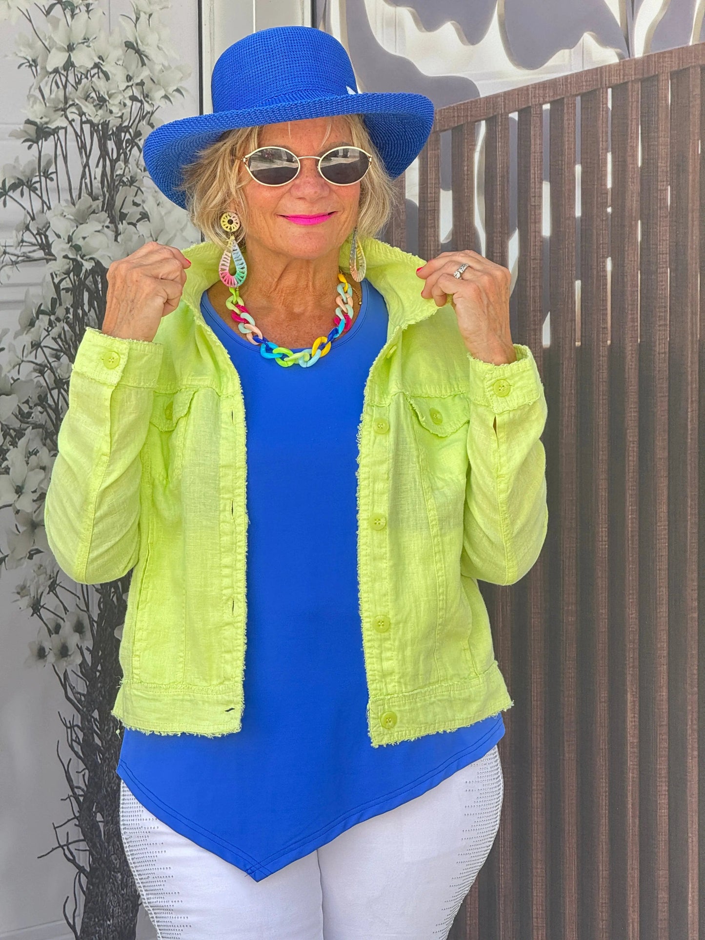 LULU B LIME LINE JACKET