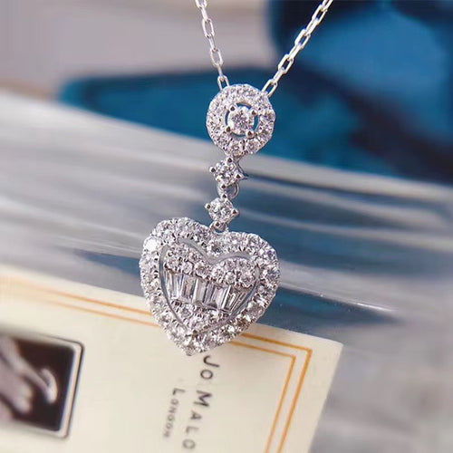 Diamond Dreams heart necklace