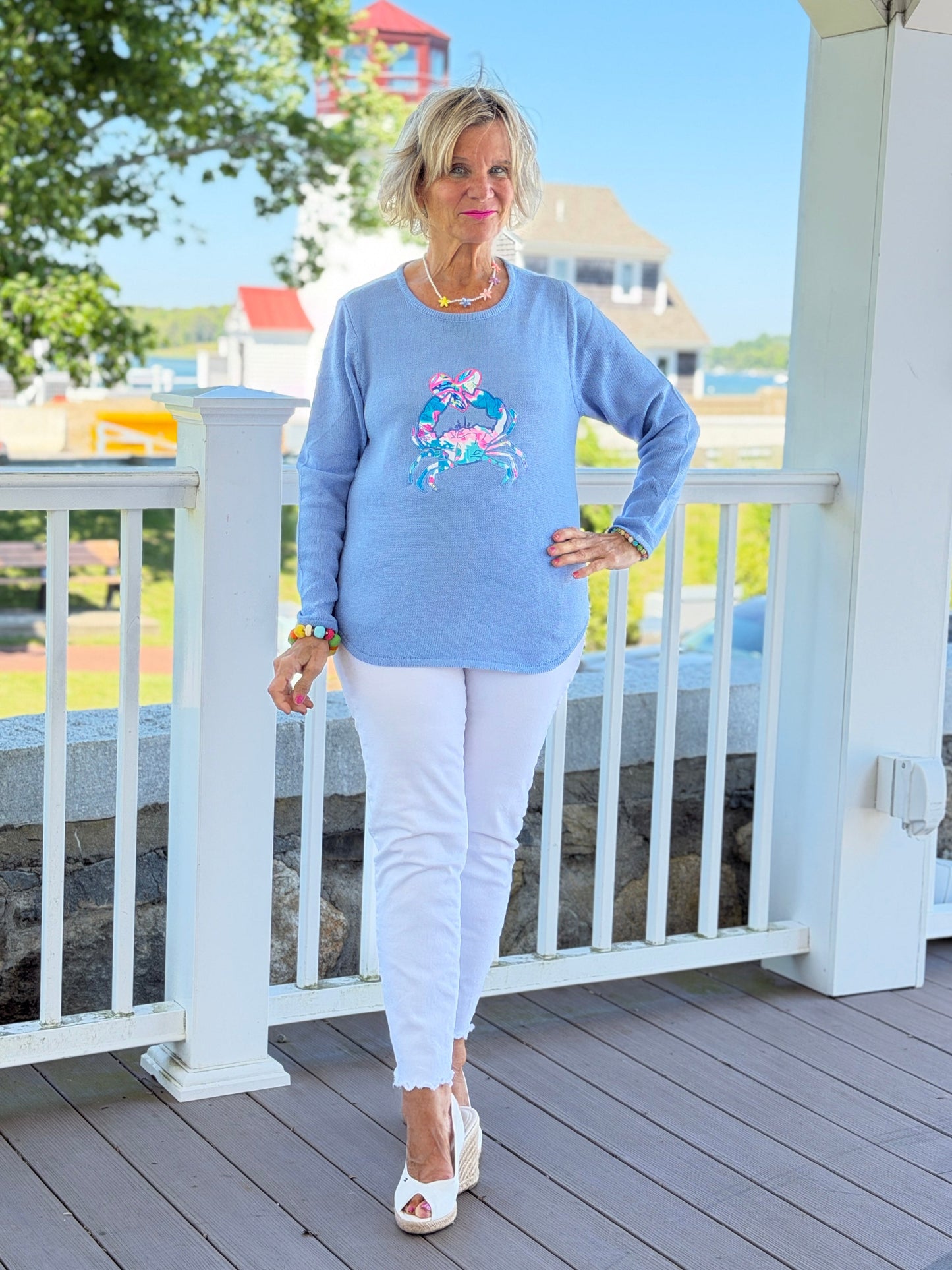 BEACH CLUB PERRI CRAB SWEATER