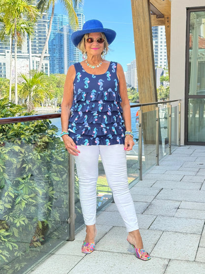 LULU B MIDNIGHT REEF CHA CHA TANK