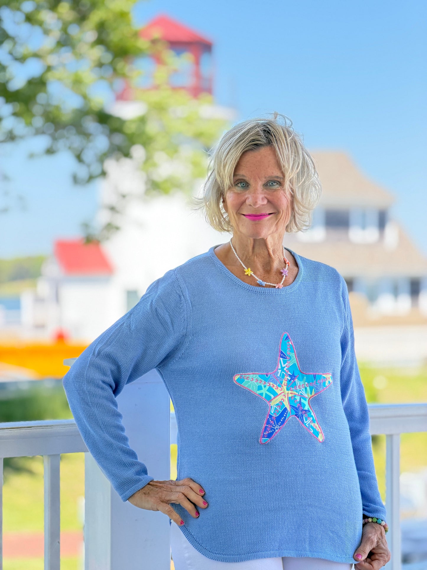 BEACH CLUB PERRI STARFISH SWEATER