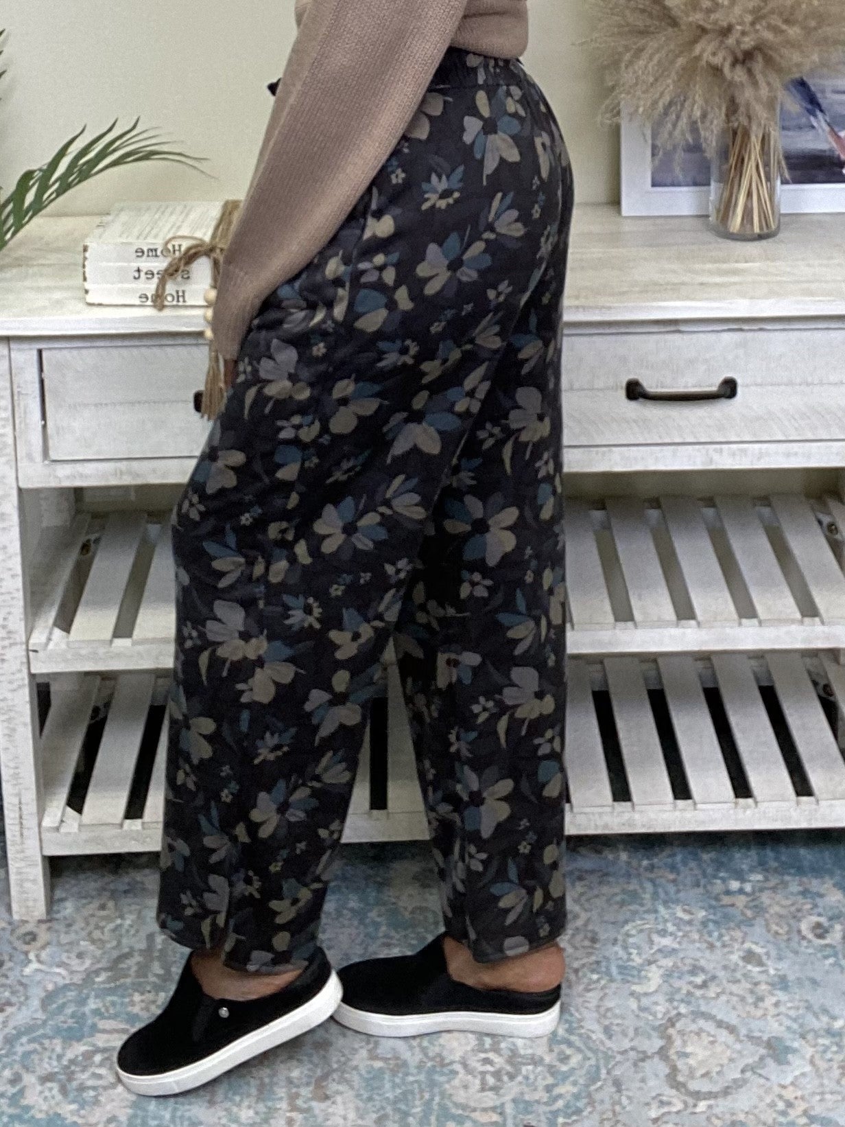 Forest Garden Women's Wide Leg Drawstring Pants