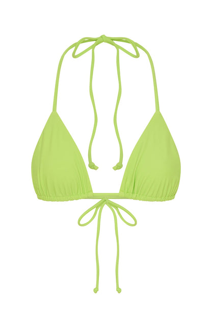 Golden Hour Bikini Top Lime