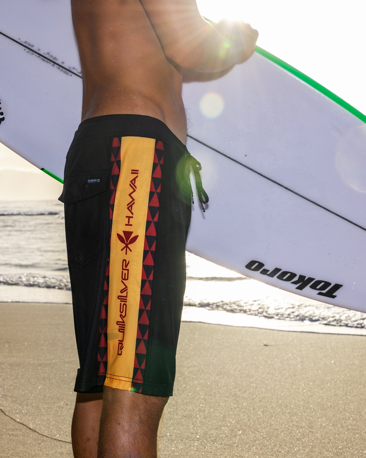 Hawaii Trades 20" Boardshorts - Black