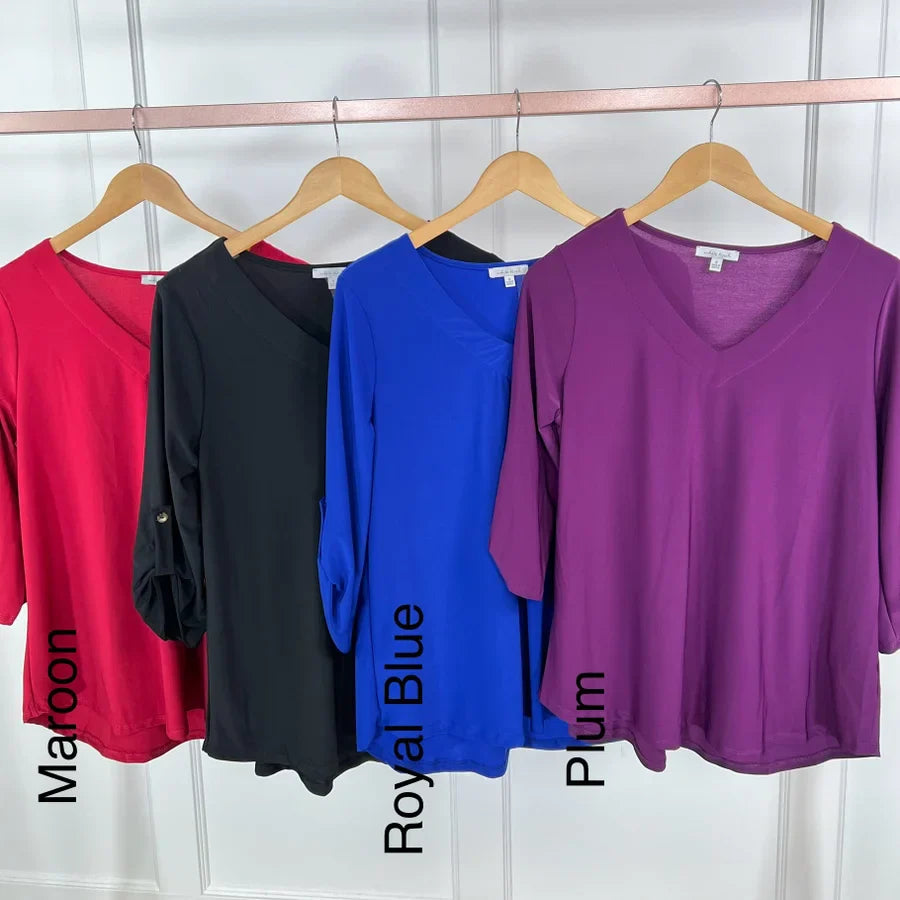 Easy Going Cutie Women's Flowy Long Sleeve  Top