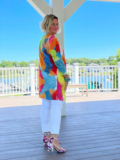 AQUA MARINE SWEATER TANK