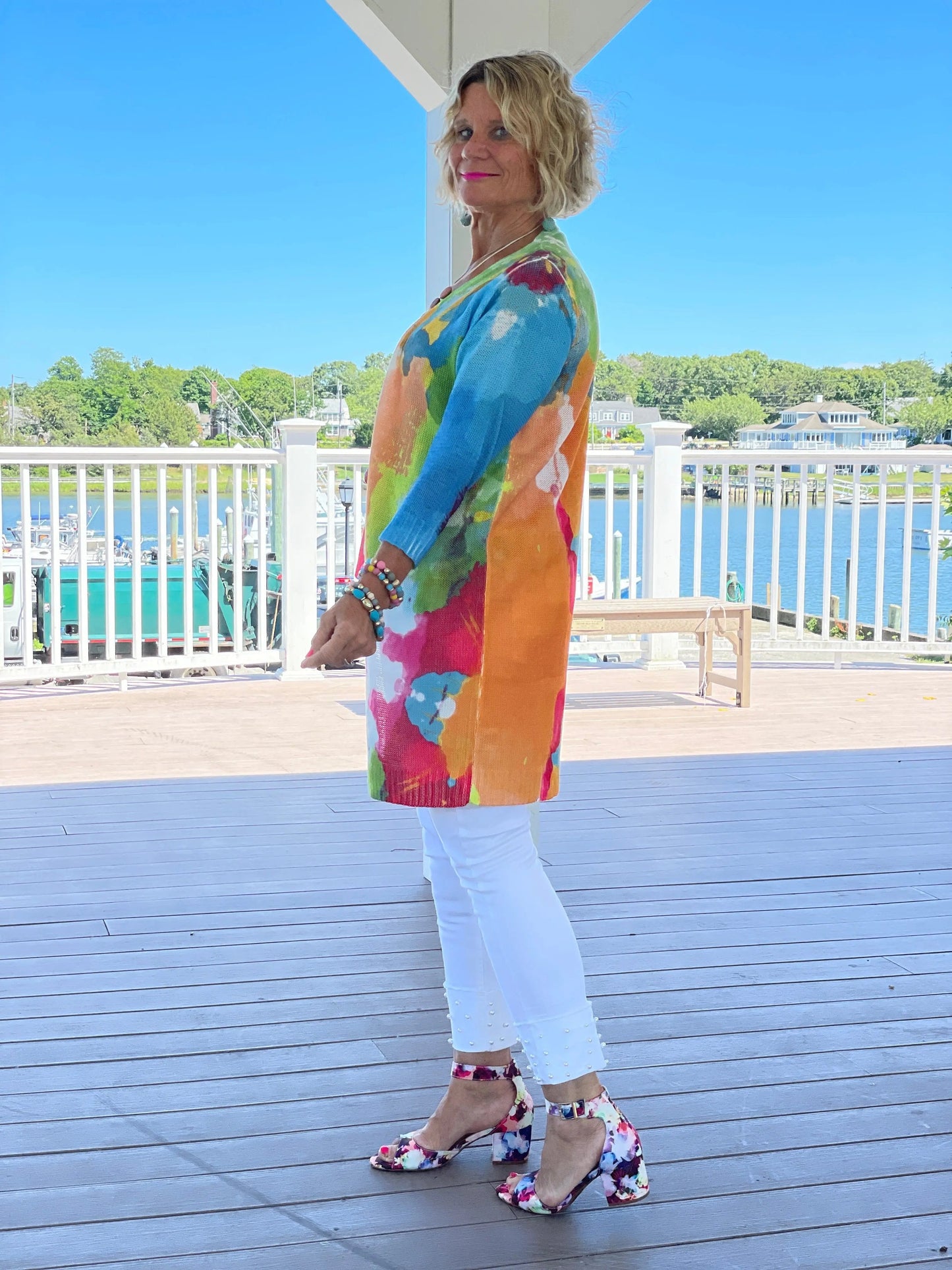 AQUA MARINE SWEATER TANK