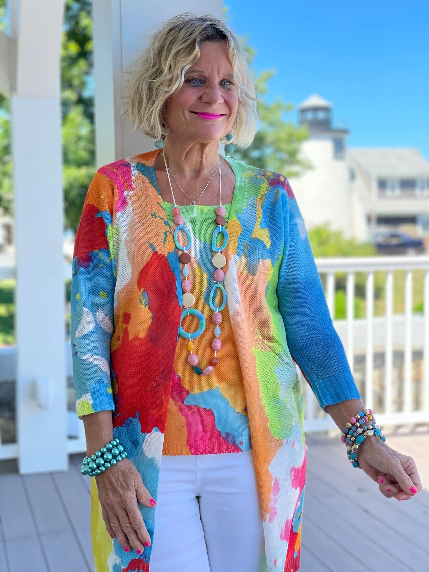 AQUA MARINE SWEATER TANK