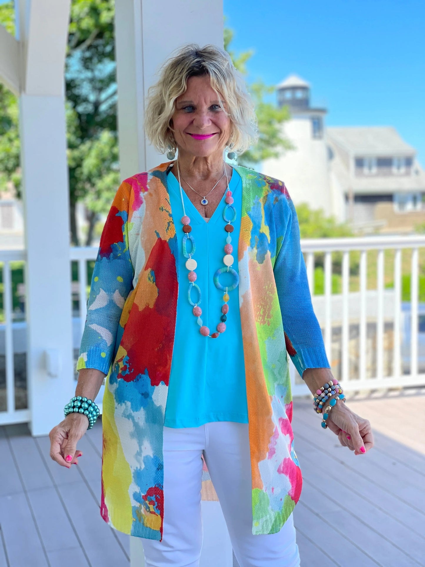 AQUA MARINE SWEATER TANK