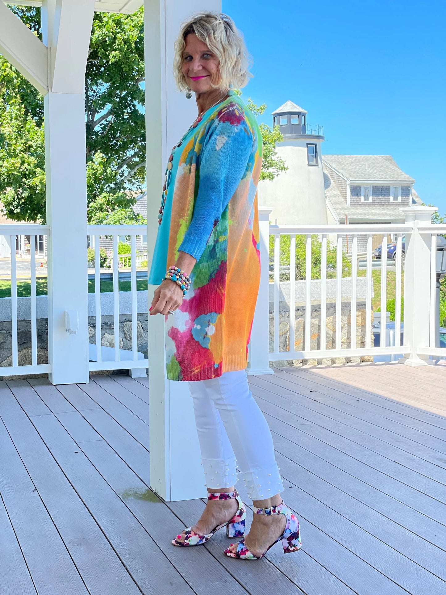 AQUA MARINE SWEATER TANK