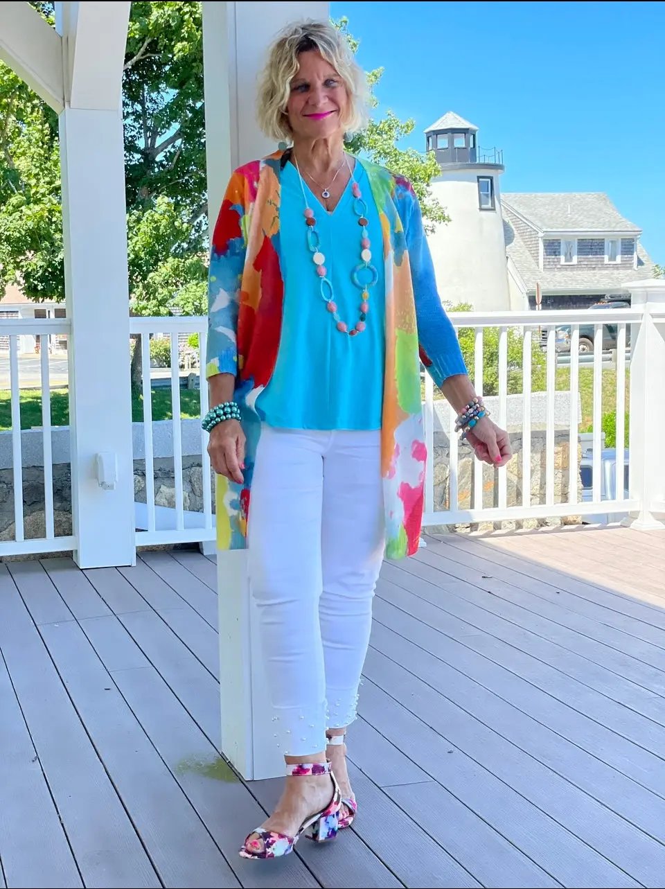 AQUA MARINE SWEATER TANK