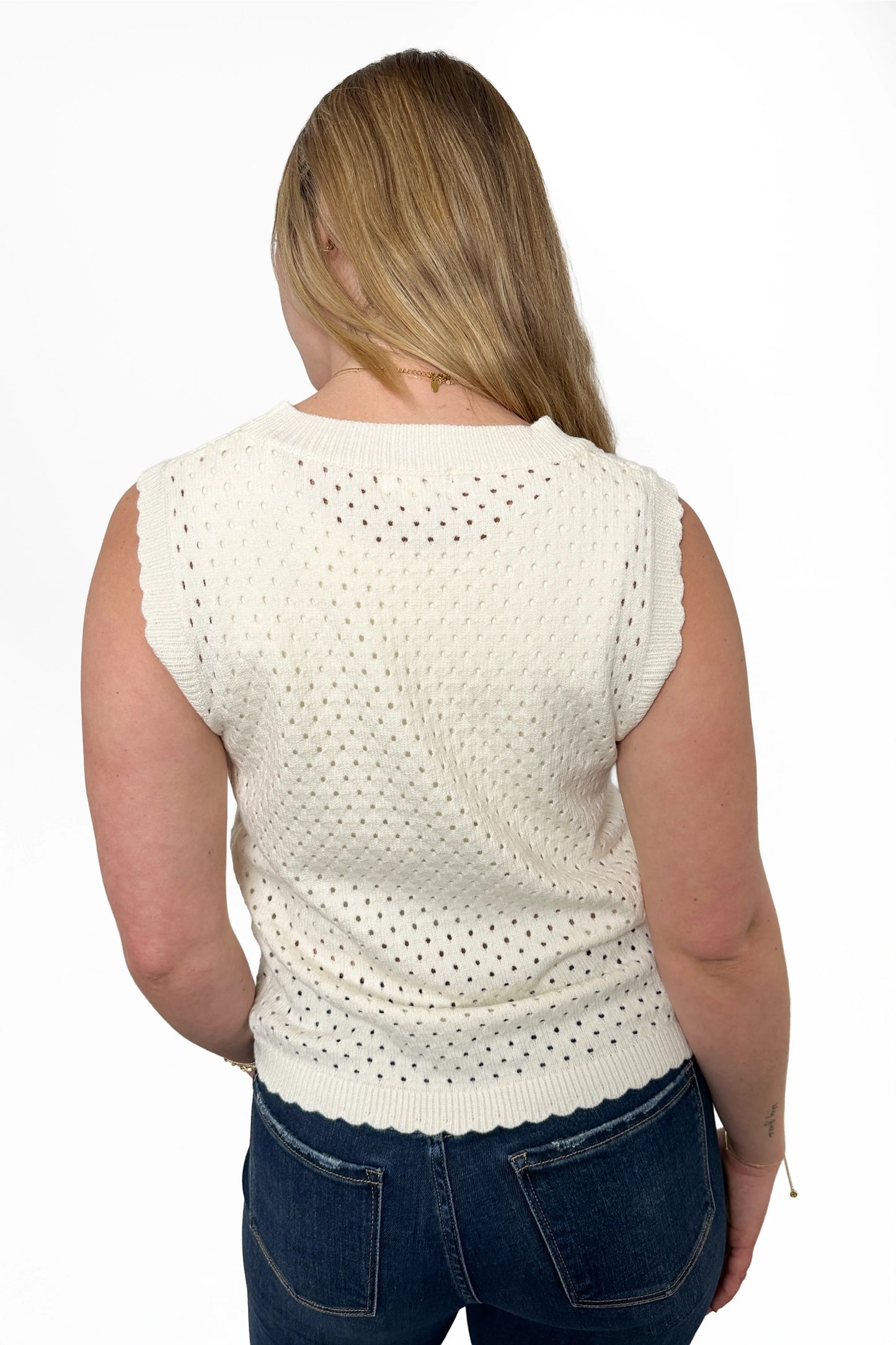 ALB Custom Women's Pointelle Knit Tank Top