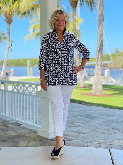 BRIGHTEN BLUE TUNIC