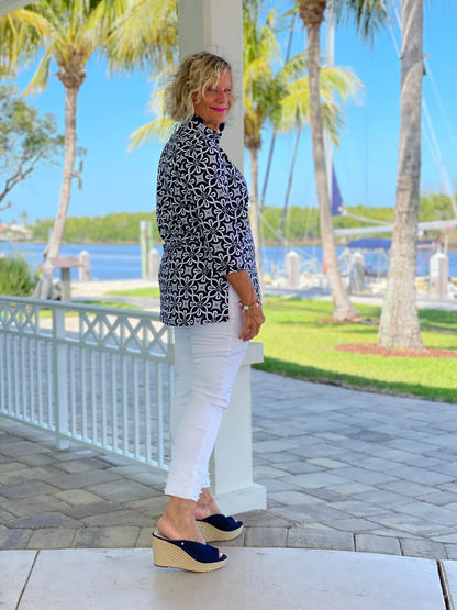 BRIGHTEN BLUE TUNIC