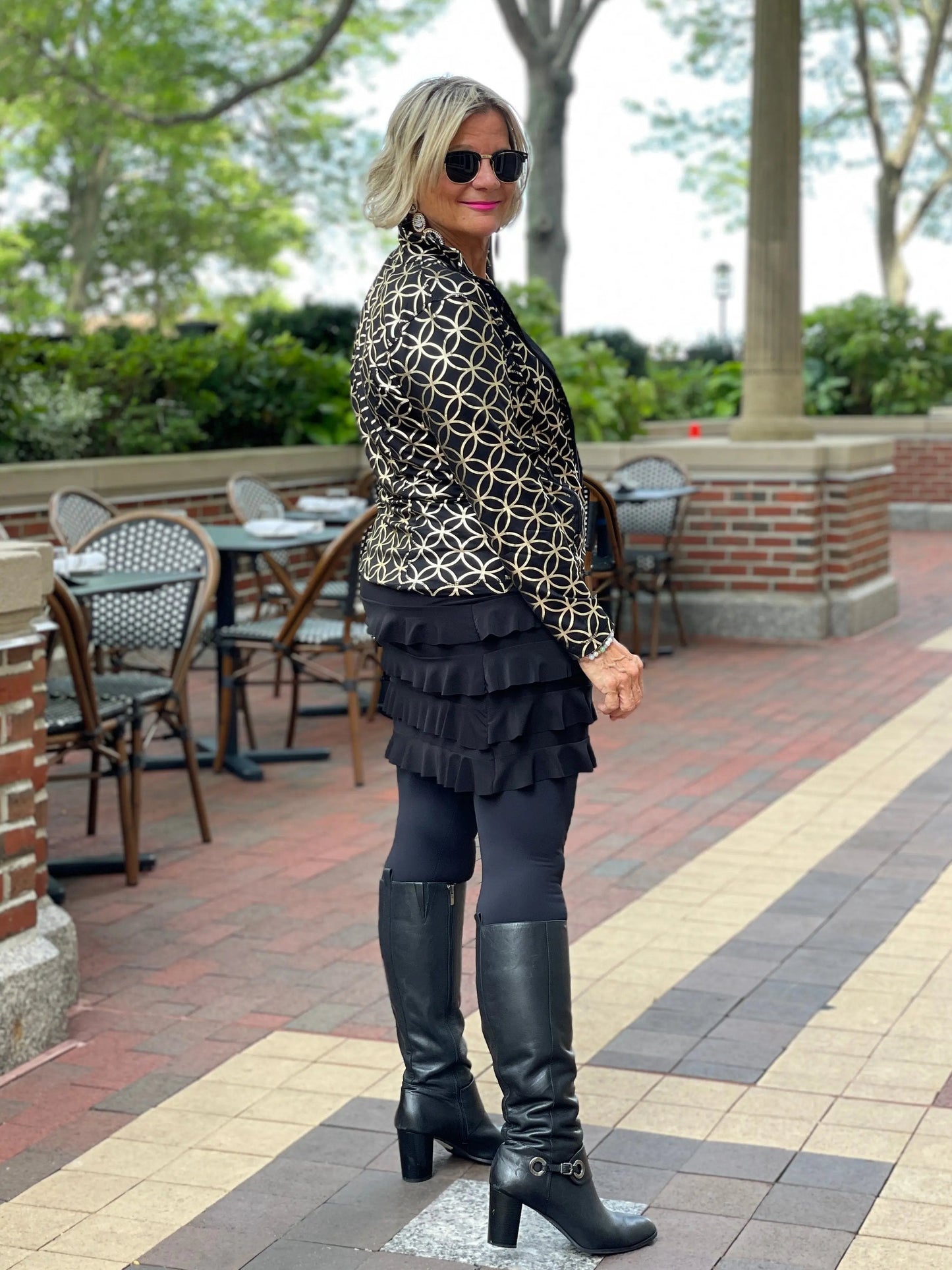 BLACK CHA CHA SKORT