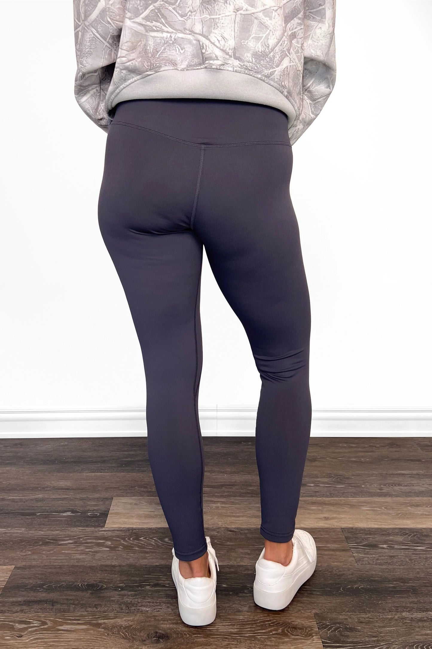 ALB Custom Women's Charcoal Everyday Essential Leggings - Two Inseams