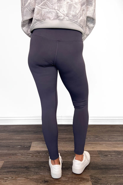 ALB Custom Women's Charcoal Everyday Essential Leggings - Two Inseams