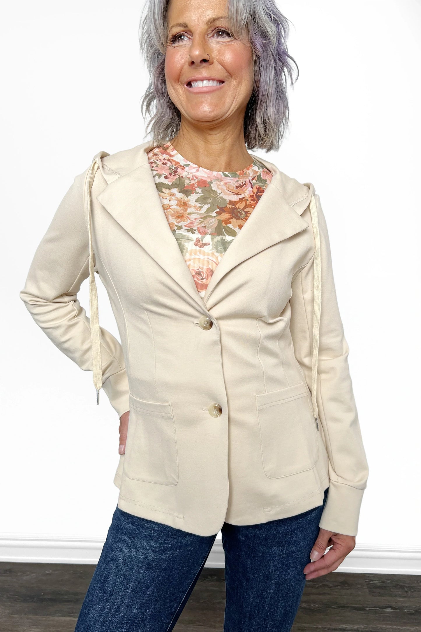ALB Custom Women's Blazer with Hood