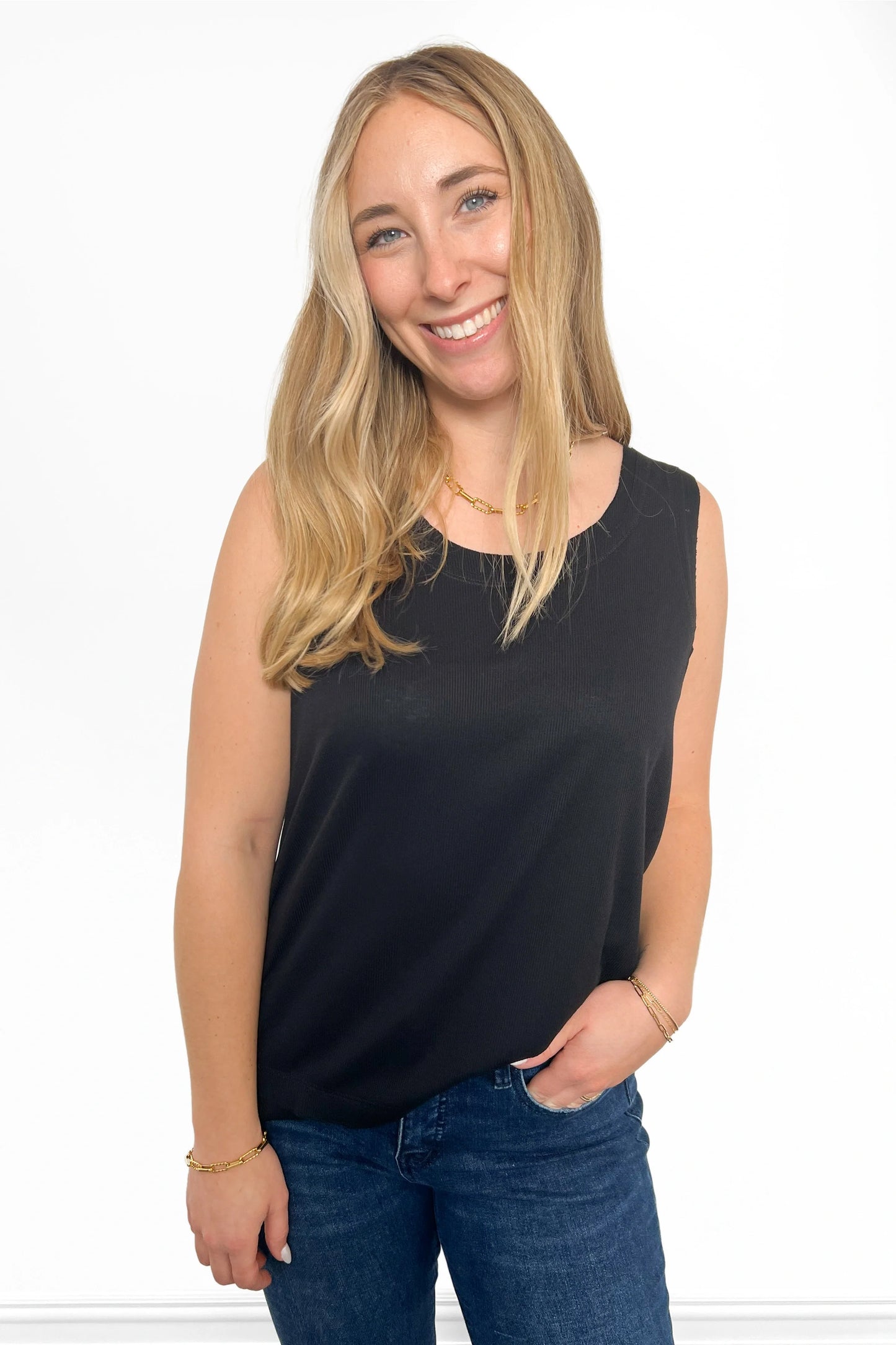 Women's Classic Ribbed Feminine Tank Top