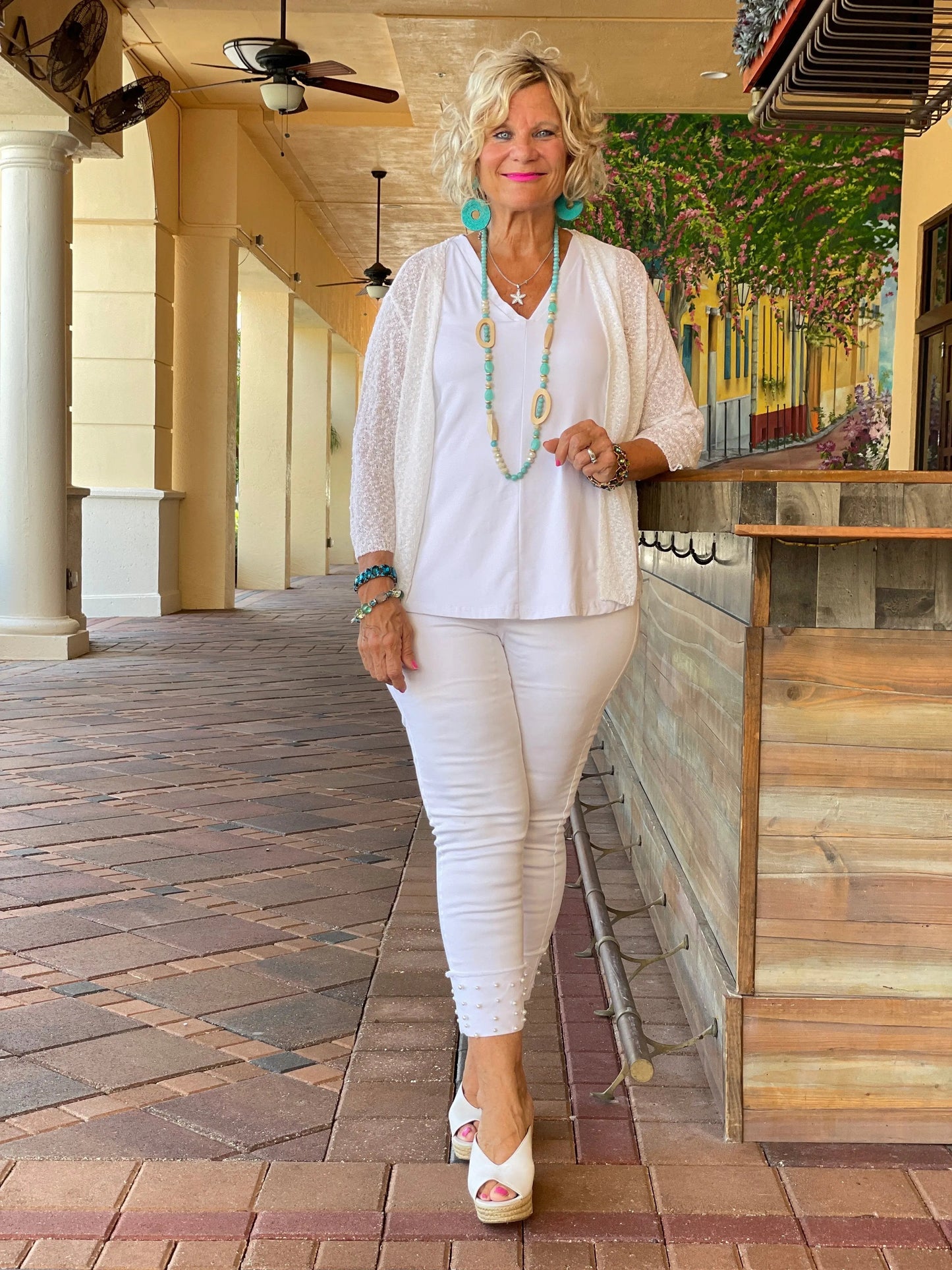 LULU-B HUNTER WHITE WRAP