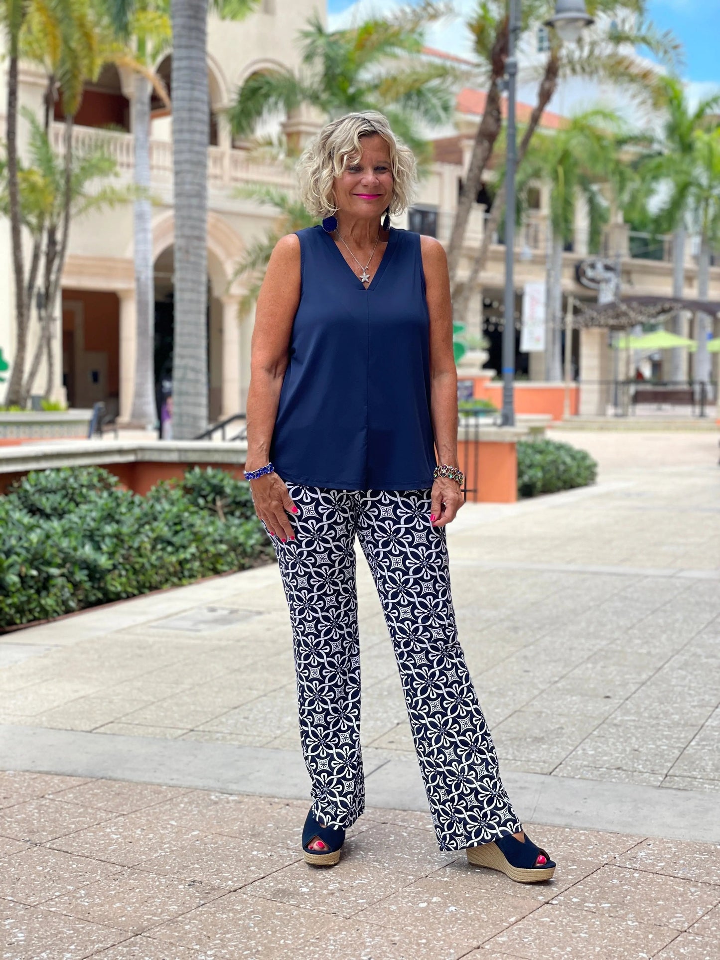 BRIGHTEN BLUE PALAZZO PANT