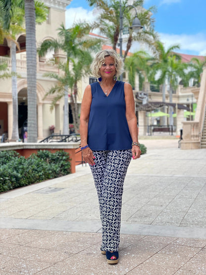 BRIGHTEN BLUE PALAZZO PANT